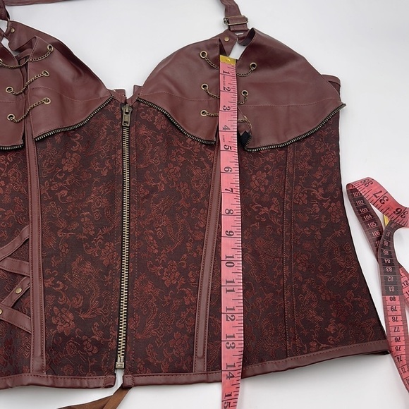 3XL Brown Corset *New without tags * - Picture 4 of 12